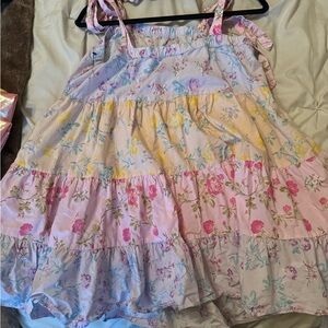 LoveShackFancy x Target Jeanne mini dress size large